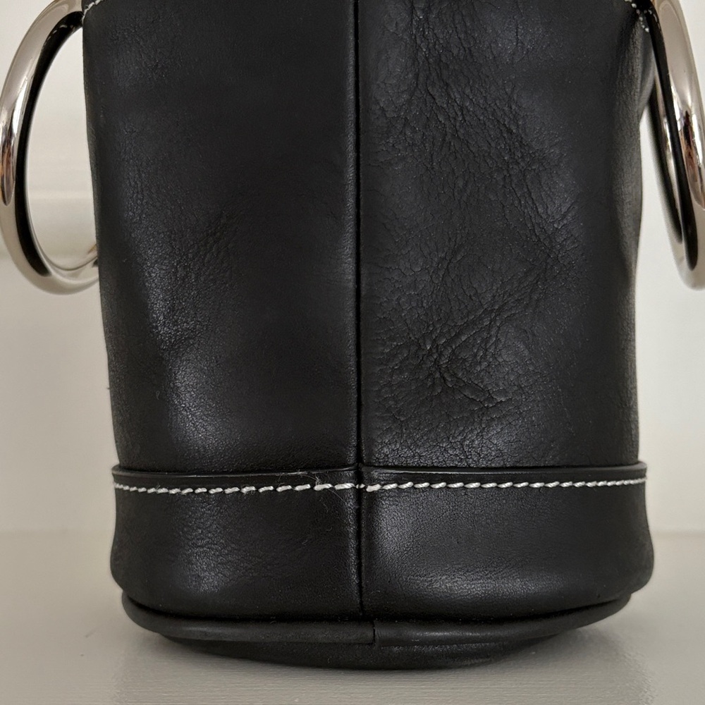 Simon Miller Black Leather Bucket Bag - Picture 4 of 6